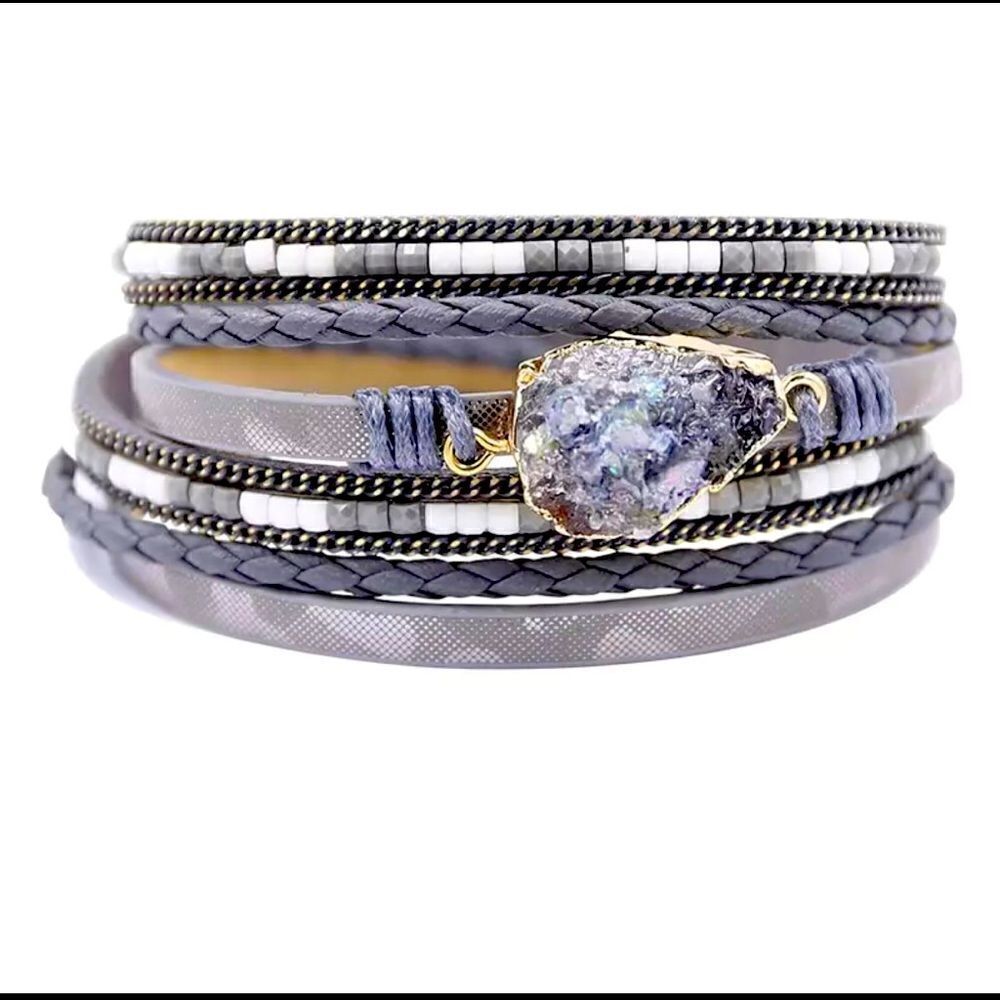 Leather Bracelets for Women Multilayer